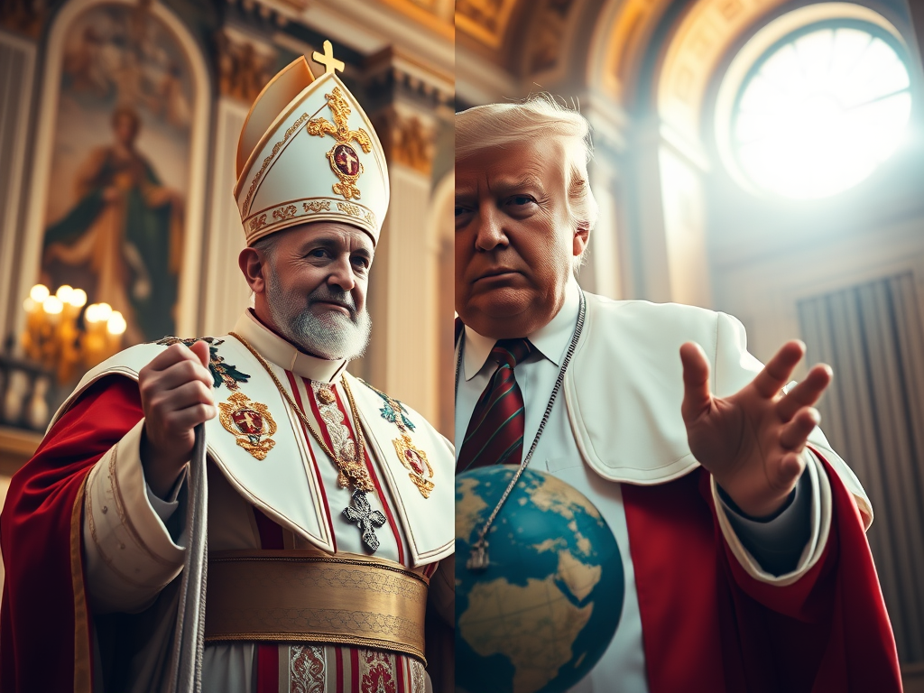 Papa Leone XIV e Donald Trump: due visioni opposte del potere e della morale globale